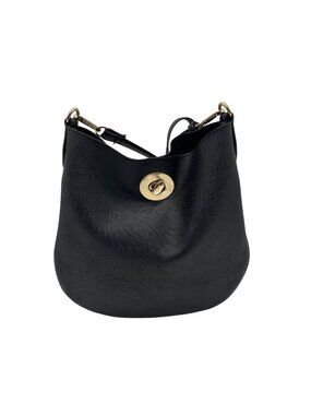 Unbranded Black Faux Leather Reversible Crossbody